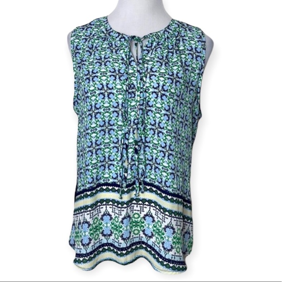 Zac & Rachel Kaleidoscope Pattern Top Size Large - Picture 1 of 8